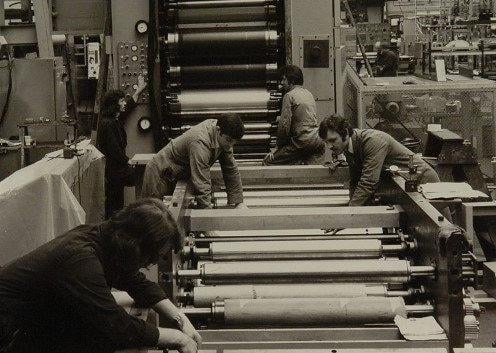 Inside Baker Perkins, can you tell us what these technicians are doing?