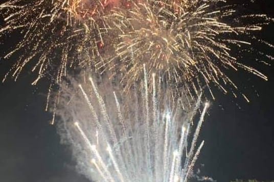 There were impressive fireworks at the Burgess Hill Bonfire Society celebration.