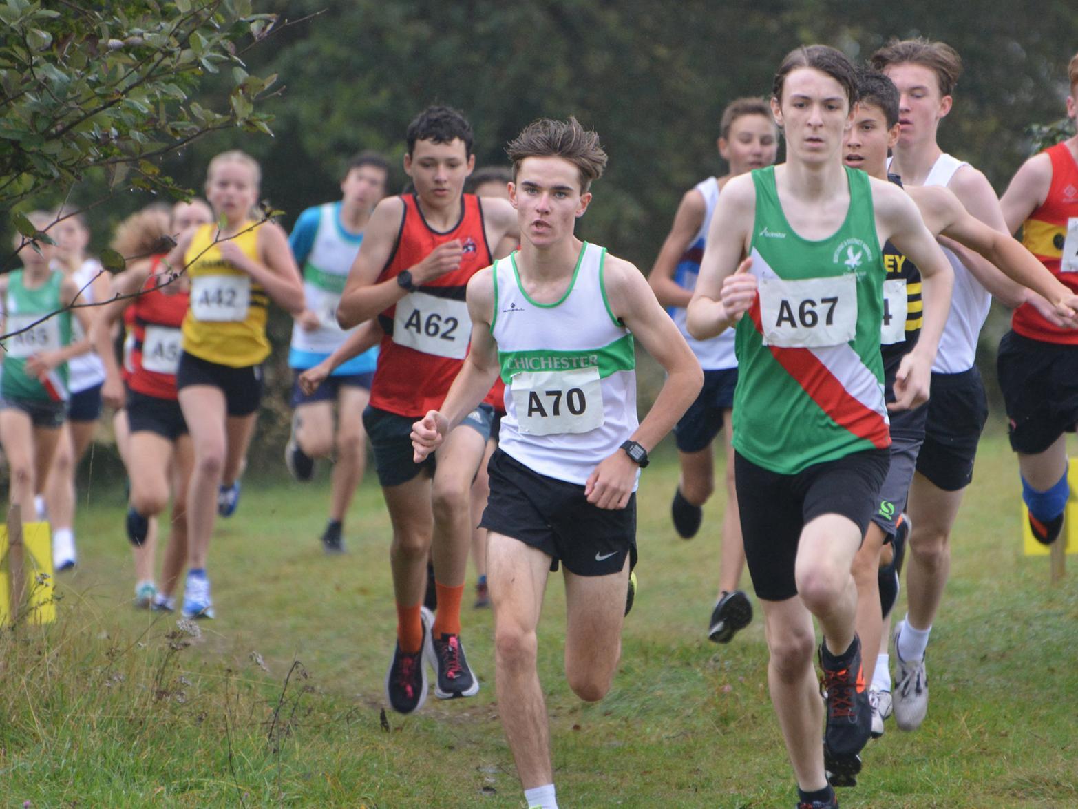 Action from the Sussex cross-country relays at Goodwood / Picture: Lee Hollyer
