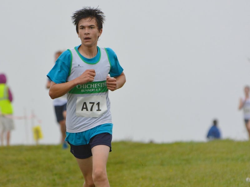 Action from the Sussex cross-country relays at Goodwood / Picture: Lee Hollyer