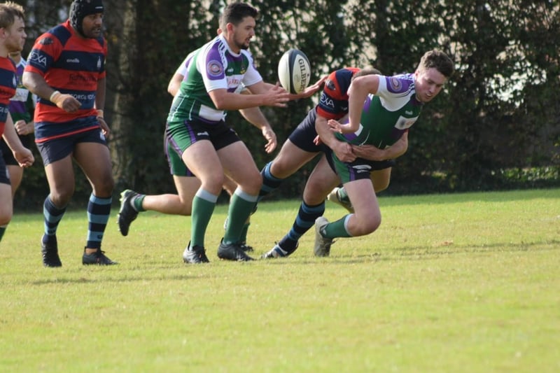 Action from Bognor's win over Chichester twos at Oaklands Park / Picture: Jo Foote