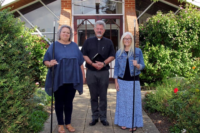 Rev Alan Weaver was collated and inducted as the new vicar of St Richard’s church, Langney on September 23. For the past 16 years Alan has been vicar of St Michael’s, Jarvis Brook, Crowborough.