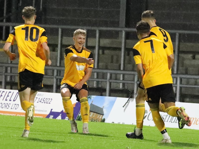 United's under 18s beat Dunkirk 8-1. Photo: Eric Brown