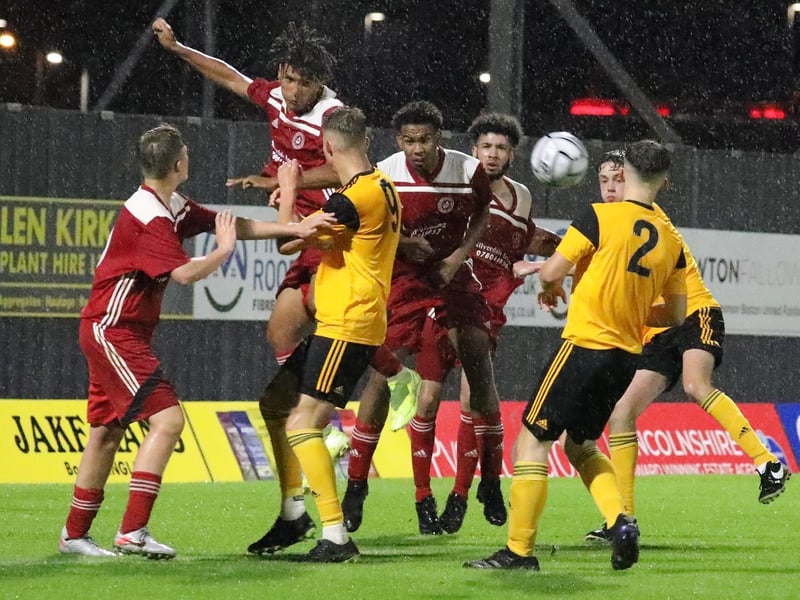 United's under 18s beat Dunkirk 8-1. Photo: Eric Brown