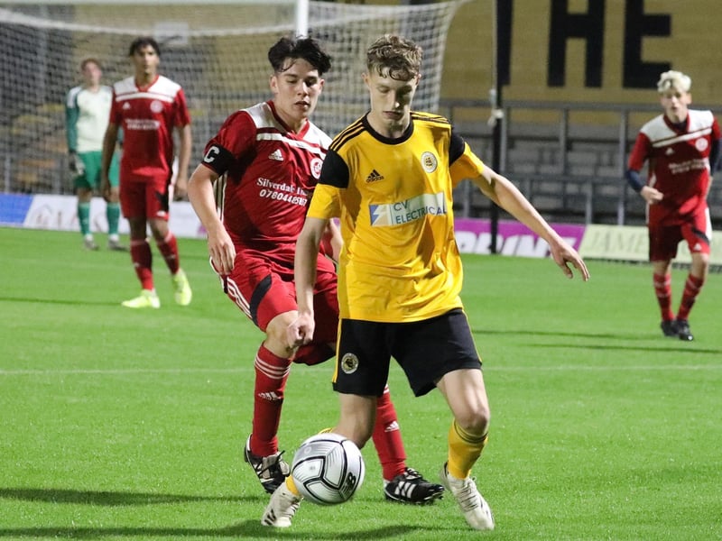 United's under 18s beat Dunkirk 8-1. Photo: Eric Brown