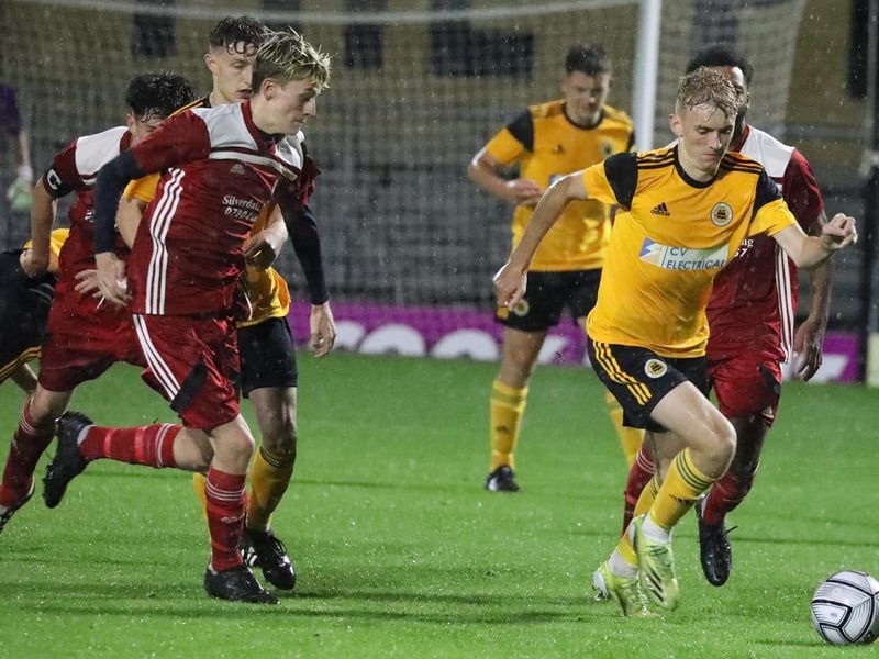 United's under 18s beat Dunkirk 8-1. Photo: Eric Brown
