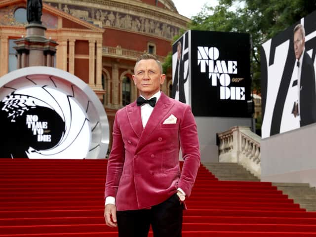 Daniel Craig at the premiere of No Time to Die