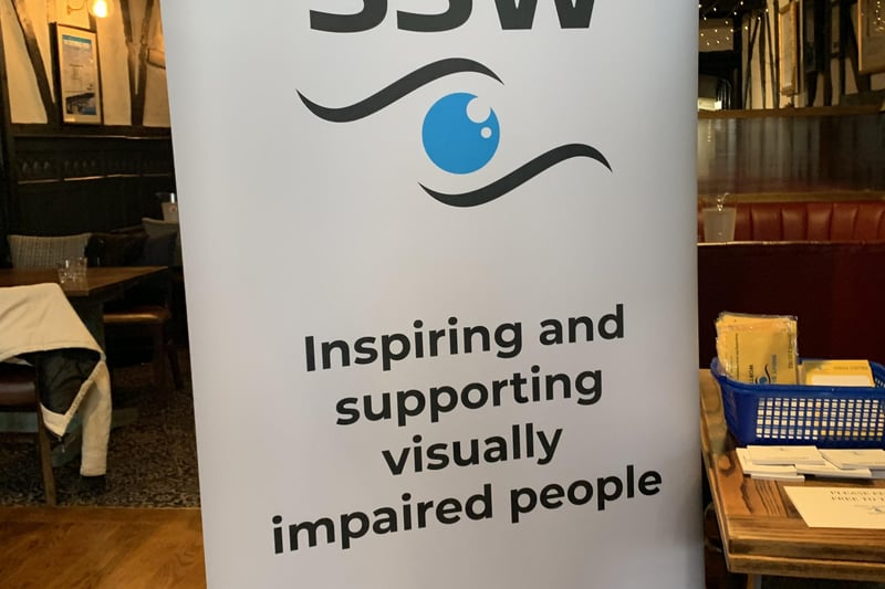 Sight Support Worthing held an event for businesses to understand what it is like for visually impaired people to navigate their way through Worthing