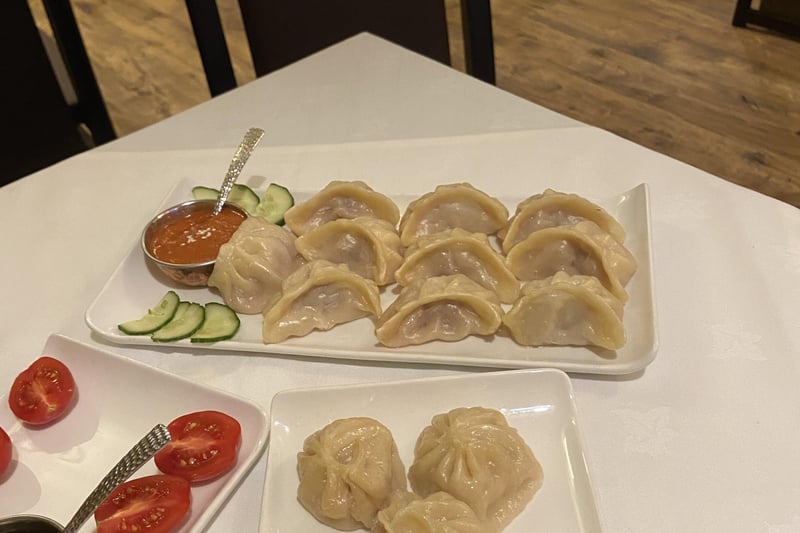 Lamb momos (Nepalese dumplings) from Dolma Kitchen, Eastbourne SUS-210929-111148001