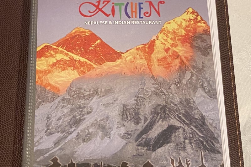 Mr Panday pays homage to Nepal with a picture of Mount Everest on his menus SUS-210929-111234001