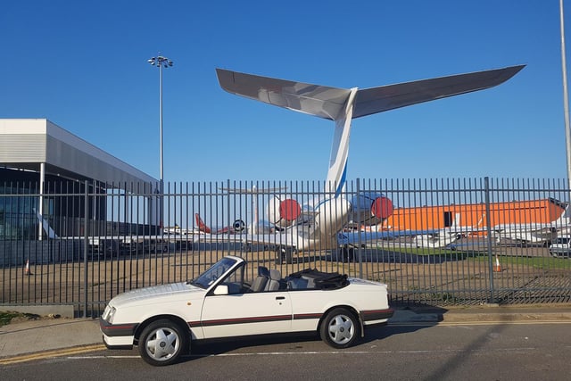 Tim Dawes - 1987 Cavalier recently photographed at Luton Airport