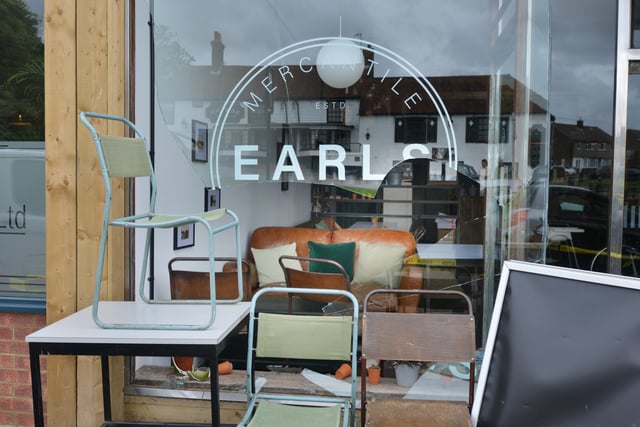 Earls Mercantile in Sidley has had its main shop window smashed. SUS-210930-125925001