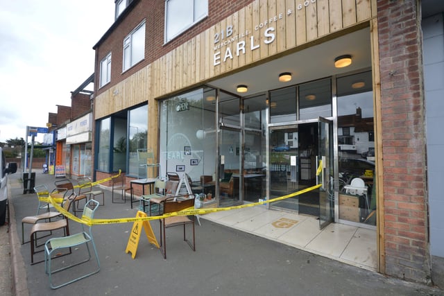 Earls Mercantile in Sidley has had its main shop window smashed. SUS-210930-125938001