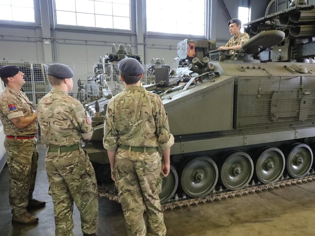 Sussex Air Cadets at the activity day and parade to mark the 80th anniversary of the ATC SUS-210930-131916001