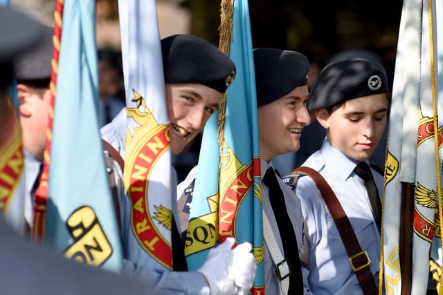 Sussex Air Cadets at the activity day and parade to mark the 80th anniversary of the ATC SUS-210930-131929001