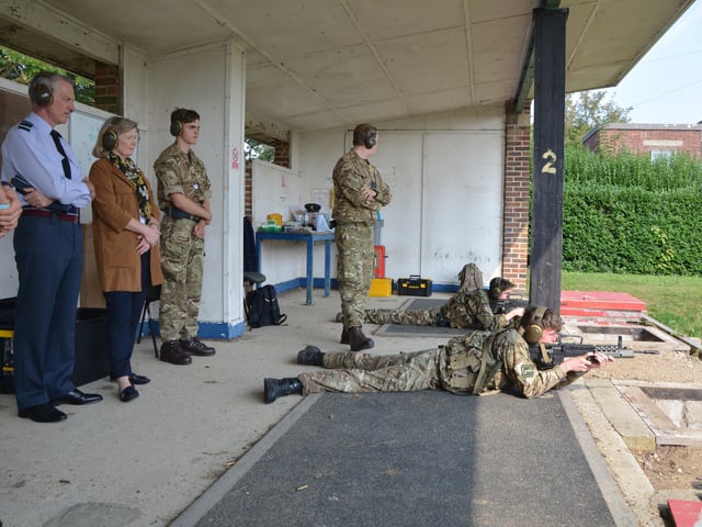 Sussex Air Cadets at the activity day and parade to mark the 80th anniversary of the ATC SUS-210930-131819001