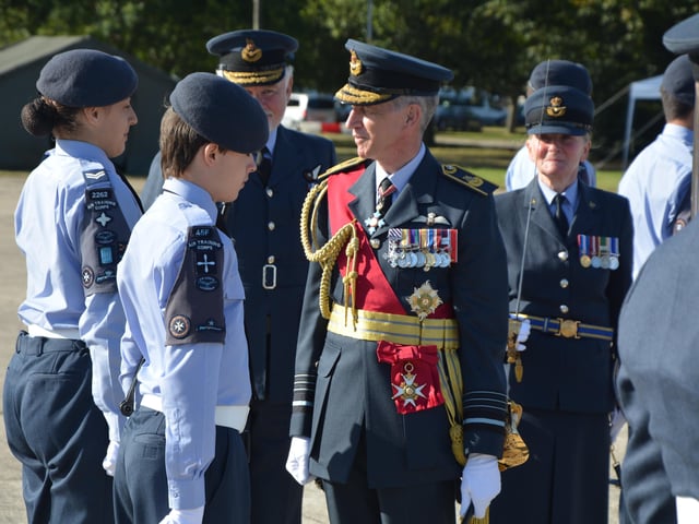 Sussex Air Cadets at the activity day and parade to mark the 80th anniversary of the ATC SUS-210930-131702001
