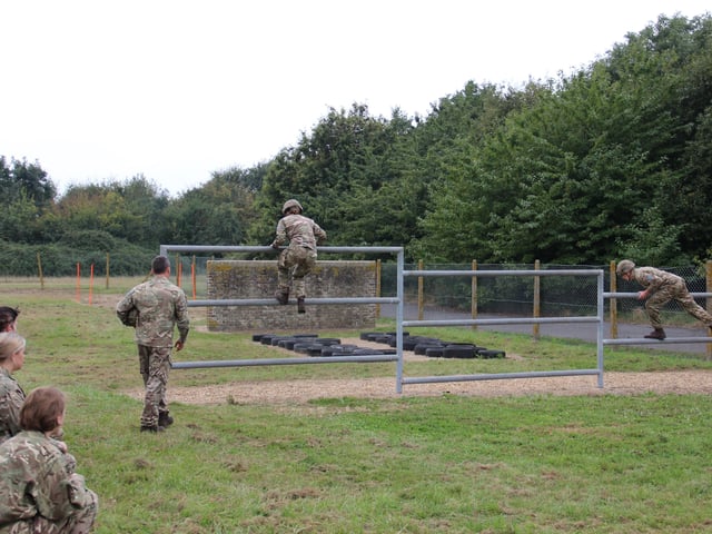 Sussex Air Cadets at the activity day and parade to mark the 80th anniversary of the ATC SUS-210930-131436001
