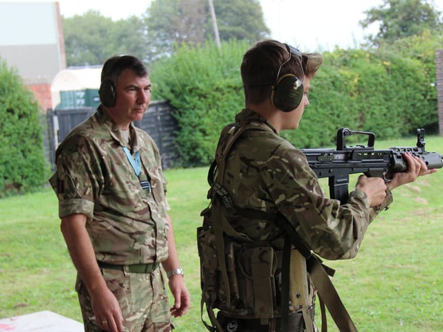 Sussex Air Cadets at the activity day and parade to mark the 80th anniversary of the ATC SUS-210930-131500001