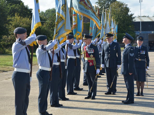 Sussex Air Cadets at the activity day and parade to mark the 80th anniversary of the ATC SUS-210930-131724001