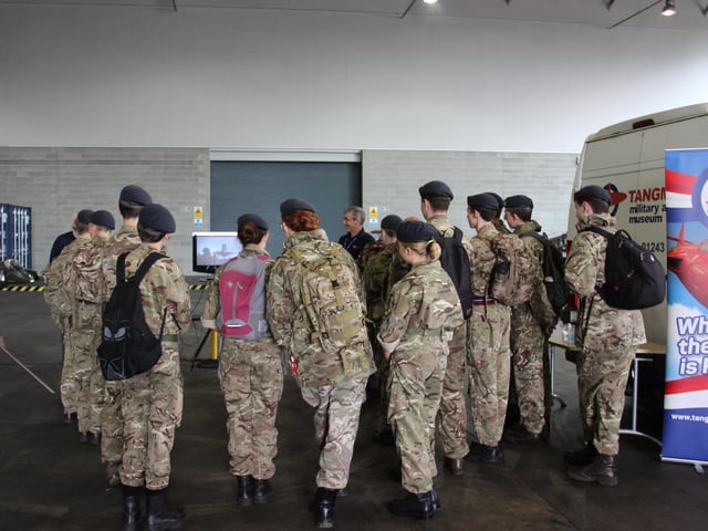 Sussex Air Cadets at the activity day and parade to mark the 80th anniversary of the ATC SUS-210930-131247001