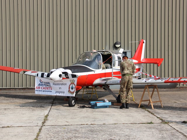 Sussex Air Cadets at the activity day and parade to mark the 80th anniversary of the ATC SUS-210930-131415001