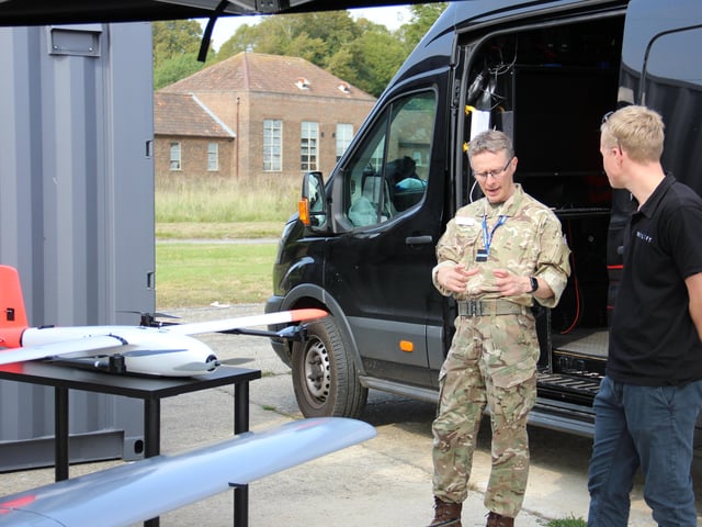 Sussex Air Cadets at the activity day and parade to mark the 80th anniversary of the ATC SUS-210930-131222001