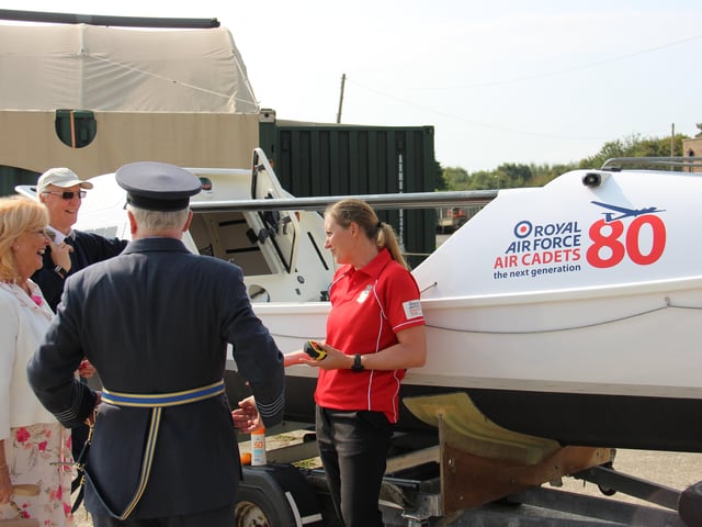 Sussex Air Cadets at the activity day and parade to mark the 80th anniversary of the ATC SUS-210930-131135001
