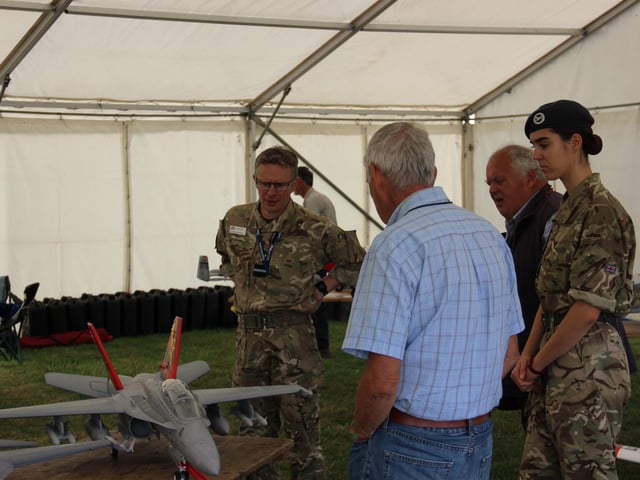 Sussex Air Cadets at the activity day and parade to mark the 80th anniversary of the ATC SUS-210930-131311001