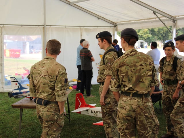 Sussex Air Cadets at the activity day and parade to mark the 80th anniversary of the ATC SUS-210930-131158001