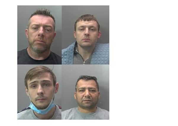 The faces of some of the criminals jailed for crimes committed in and around Peterborough in September