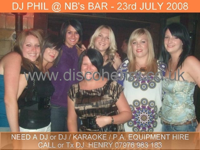 A mid-week night out at NB's in July 2008. Photo: Disco Henry