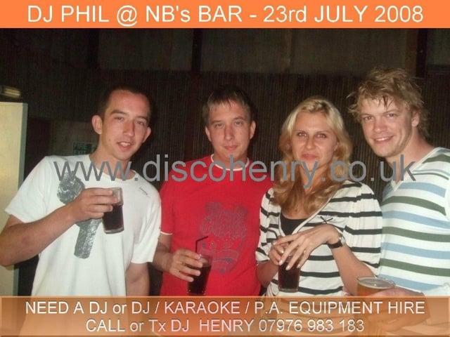 A mid-week night out at NB's in July 2008. Photo: Disco Henry