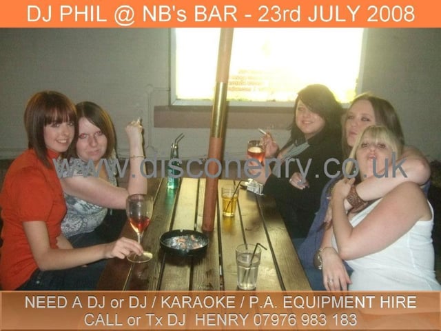 A mid-week night out at NB's in July 2008. Photo: Disco Henry