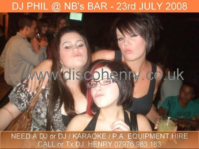 A mid-week night out at NB's in July 2008. Photo: Disco Henry