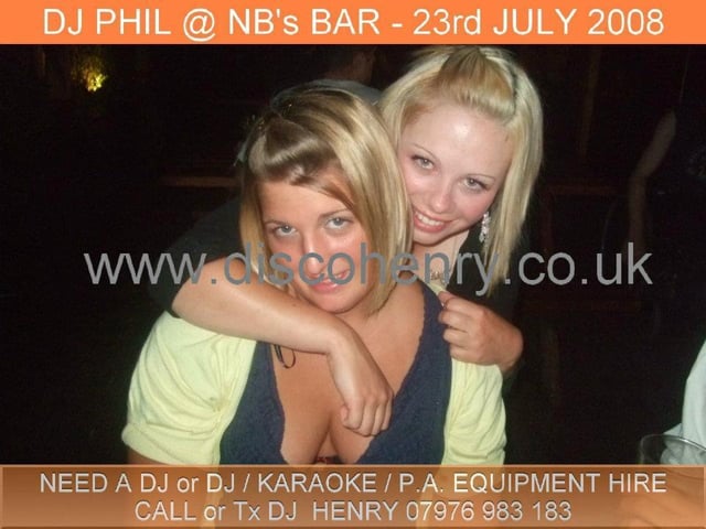 A mid-week night out at NB's in July 2008. Photo: Disco Henry