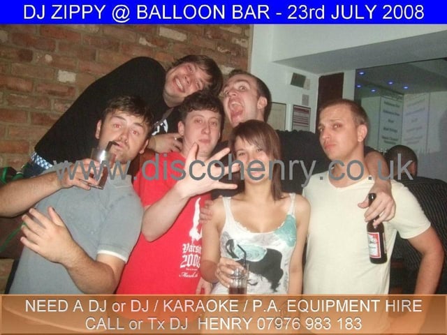 A mid-week night out at Balloon Bar in July 2008. Photo: Disco Henry