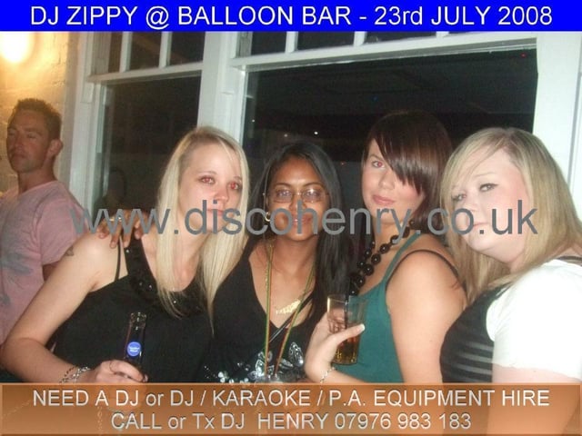 A mid-week night out at Balloon Bar in July 2008. Photo: Disco Henry