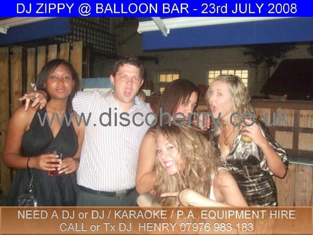 A mid-week night out at Balloon Bar in July 2008. Photo: Disco Henry