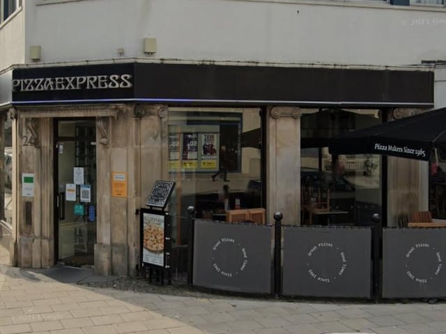 Pizza Express in Cornfield Road has 4.2 out of five stars from 502 reviews on Google. Photo: Google