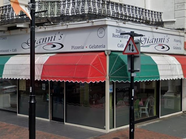 Gianni's in Terminus Road has 4.3 out of five stars from 263 reviews on Google. Photo: Google