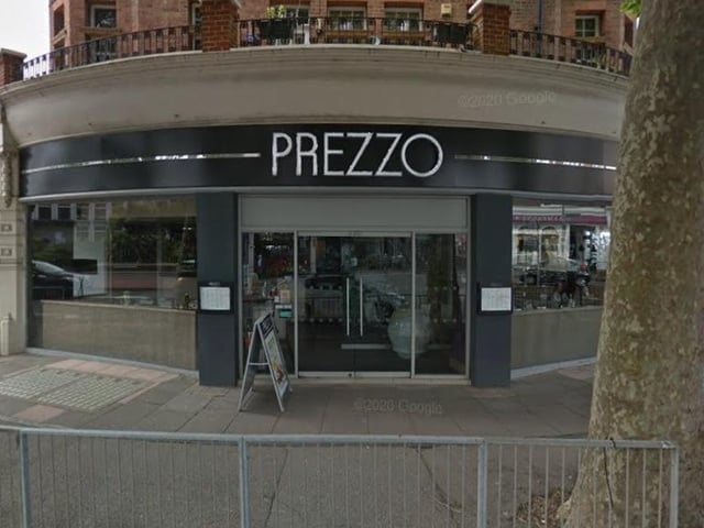 Prezzo in Southfields Road has 4.1 out of five stars from 425 reviews on Google. Photo: Google