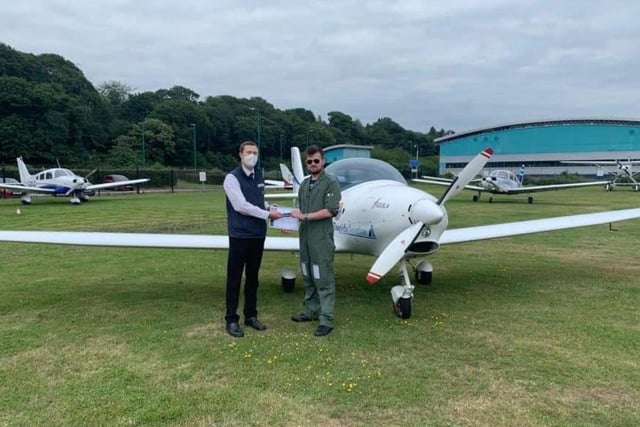 Warren Burchmore, aged 20, is now qualified  to fly a plane solo. He had attended the Eastbourne Air cadets 54 Squadron, reaching the rank of Flight Sergeant, and was the only person in Sussex to represent the cadets in an intensive flying training scholarship. He did a pilot scheme and passed his test at Tayside Aviation in Dundee.