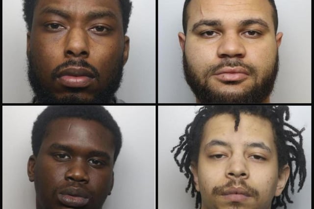 Calum Farquhar, Rakeem Leandre and Jordan Parker were all found guilty of murdering Christopher Allbury-Burridge at his Northampton home while a fourth man from London, Joel Cyrus, was convicted of manslaughter following a six-week trial. All four were convicted of conspiracy to rob the victim of the cannabis plants he was growing last December. They are due to be sentenced on November 29.