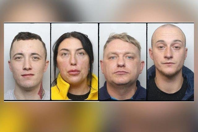 Louise Vanstone, 35, and her 27-year-old brother Dylan Vanstone were jailed for 41⁄2 yers and 71⁄2 years respectively after police uncovered a cocaine dealing operation run from homes in Kettering and Burton Latimer. Stephan Wala was also jailed for 71⁄2 years and Gareth Conybeare for 31⁄2 years for conspiracy to supply drugs.