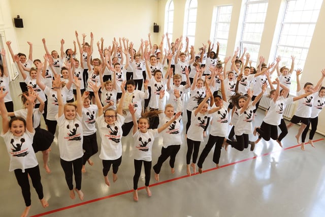 Pupils at Hemel Hempstead School who were set to dance at Wembley in 2015
