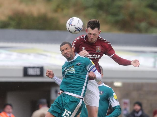 Dragged an early shot wide and that would be about the sum of his contribution in an attacking sense. Cobblers' midfield barely got a kick as Sutton bossed the contest... 4