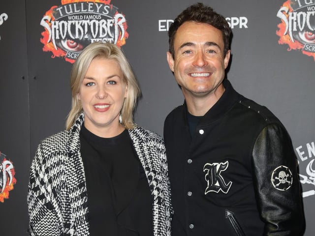 CRAWLEY, ENGLAND - OCTOBER 01: Joe McFadden attends Shocktoberfest 2021 at Tulleys Farm on October 01, 2021 in Crawley, England. (Photo by Tristan Fewings/Getty Images) SUS-210310-193857001