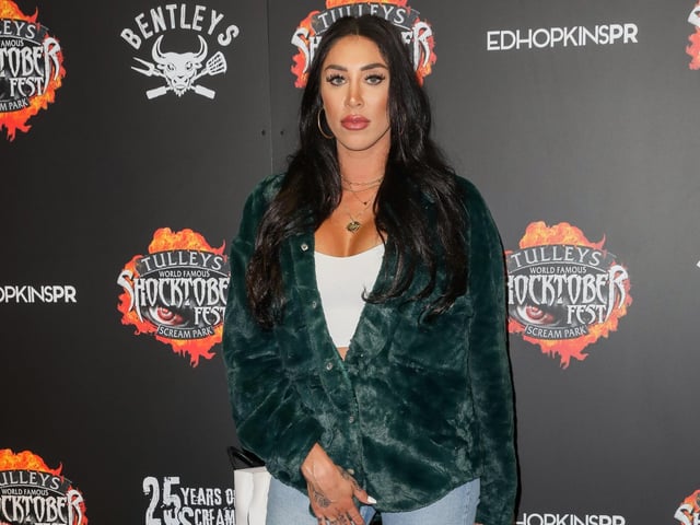 CRAWLEY, ENGLAND - OCTOBER 01: Tamarra Joy attends Shocktoberfest 2021 at Tulleys Farm on October 01, 2021 in Crawley, England. (Photo by Tristan Fewings/Getty Images) SUS-210310-193908001