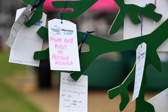 Tributes were paid to loved ones who had dementia